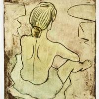 Versión de una obra de Toulousse - Lautrec